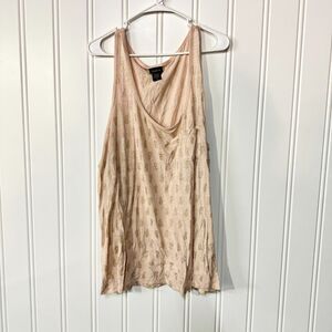 Torrid Tank top Women Size 3/ XXL Pineapple Tank Top Pink Round Neck Sleeveless